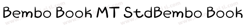 Bembo Book MT StdBembo Book MT Std字体转换